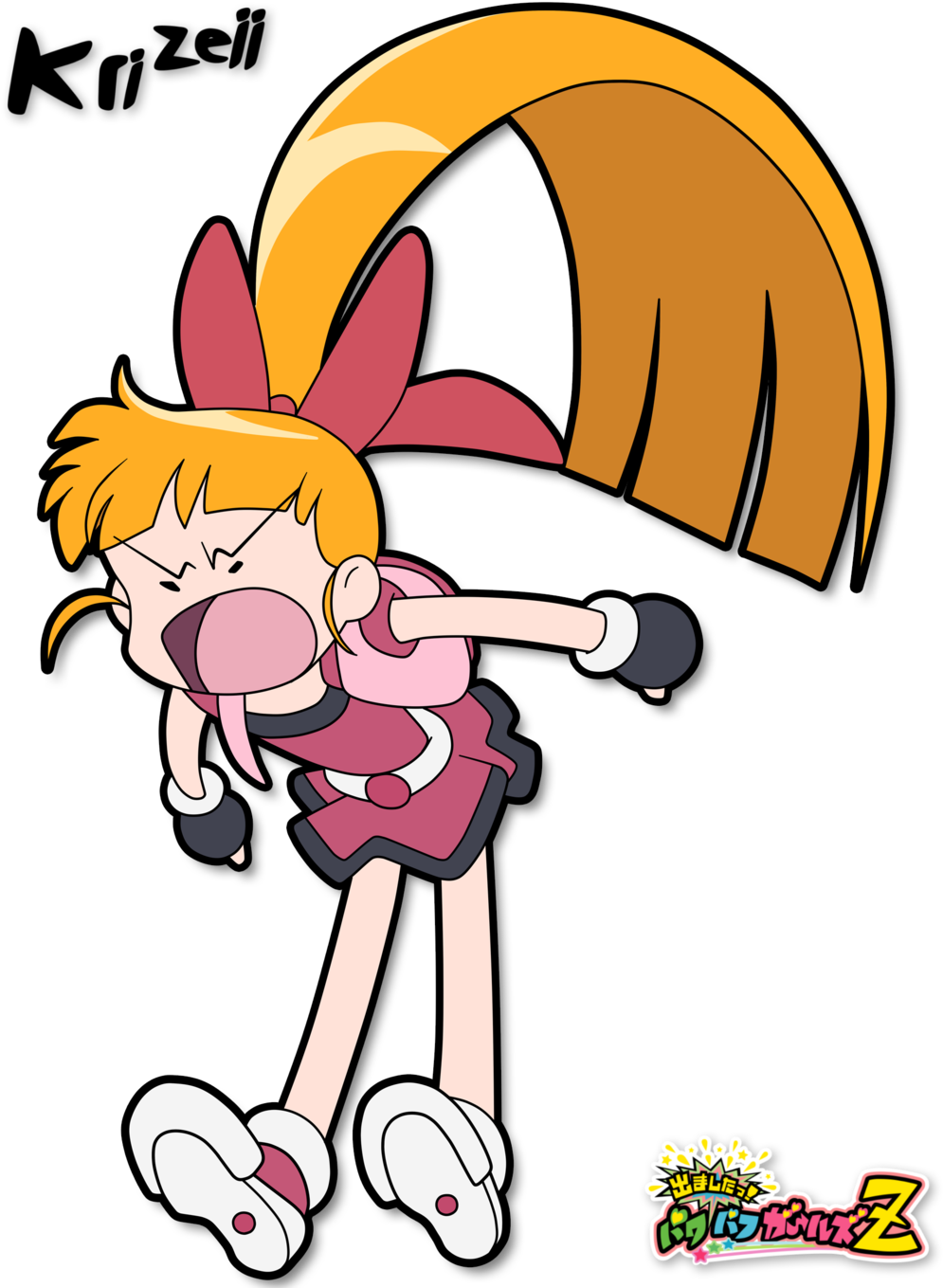 Krizeii's Deviantart Gallery - Powerpuff Girl Z Hyper Blossom (1024x1365)