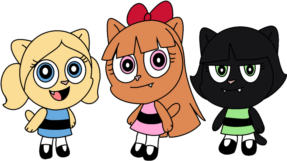 The Powerpuff Kittens By Rosa The Clefairy - Cartoon (1024x620)