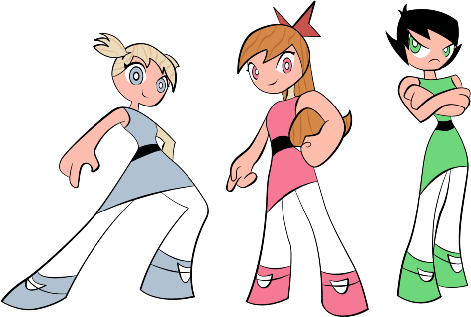 Powerpuff Girls By - The Powerpuff Girls (1024x697)