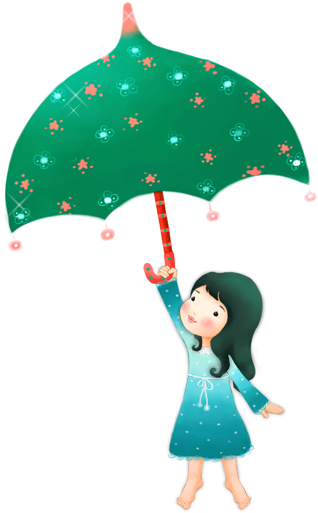 Umbrella Girl Child Cartoon - Umbrella Girl Child Cartoon (857x1200)