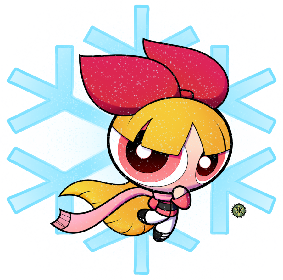 Blossom By Jksketchy - Powerpuff Girls Blossom Ice Power (900x890)