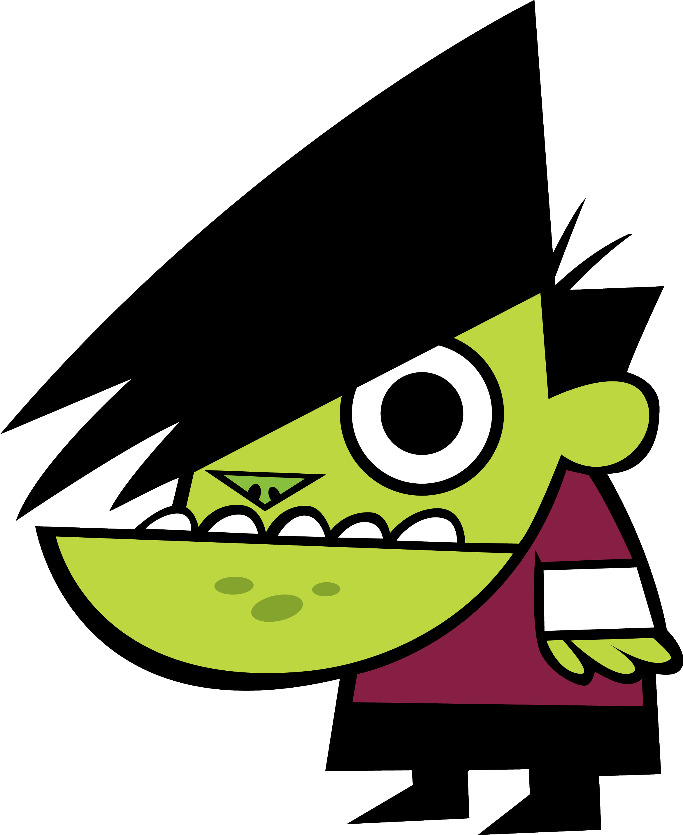 The Gangreen Gang - Powerpuff Girls Green Gang (2343x2861)