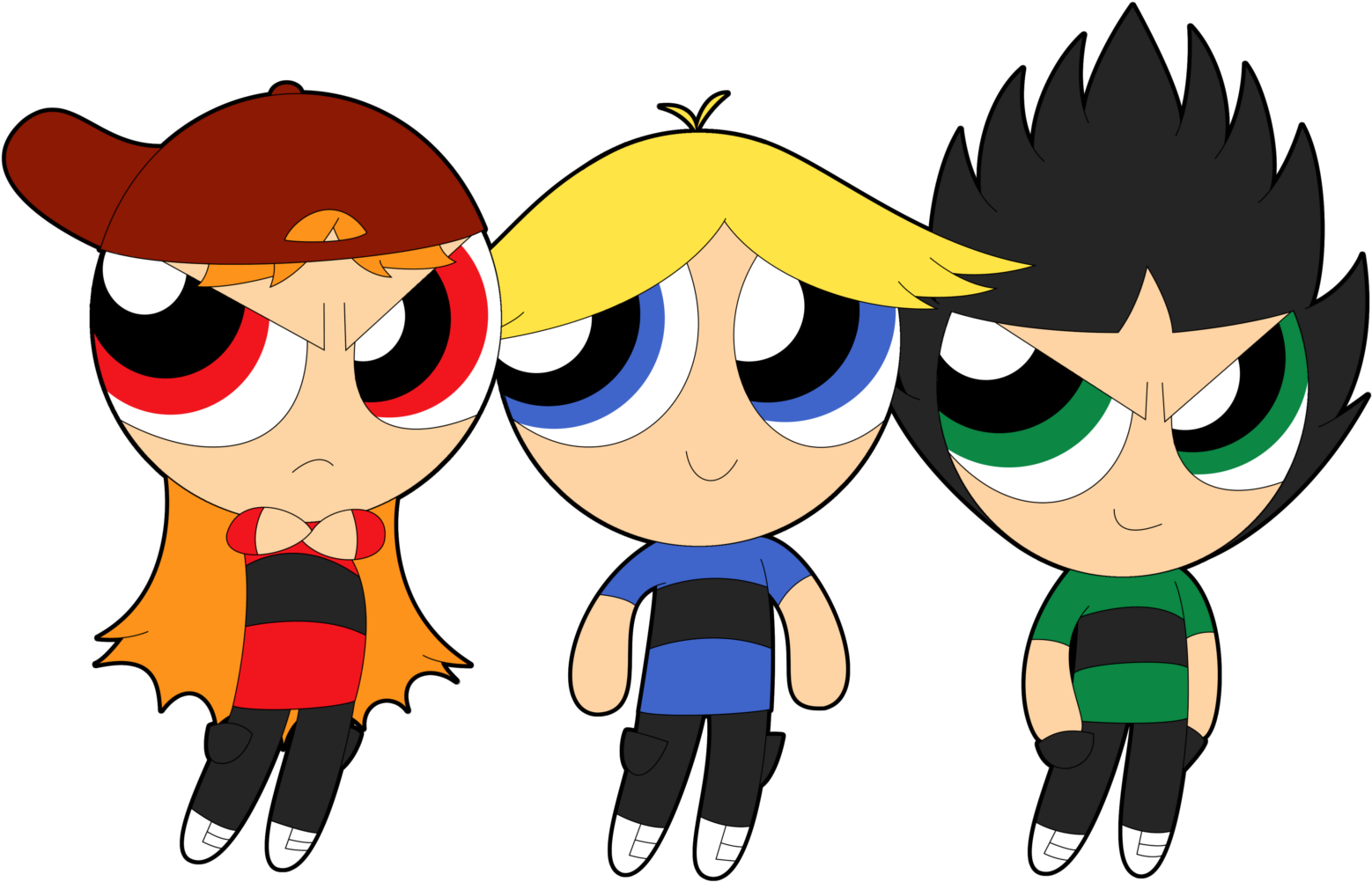 Powerpuff Girls Z Buttercup And Butch Download - Powerpuff Girls Reboot Rowdyruff Boys (1600x1078)