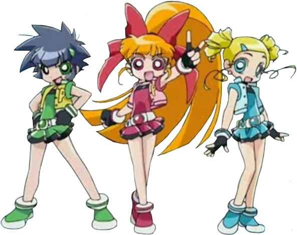 The Powerpuff Girls - Adventures Of Powerpuff Girls Z (599x476)