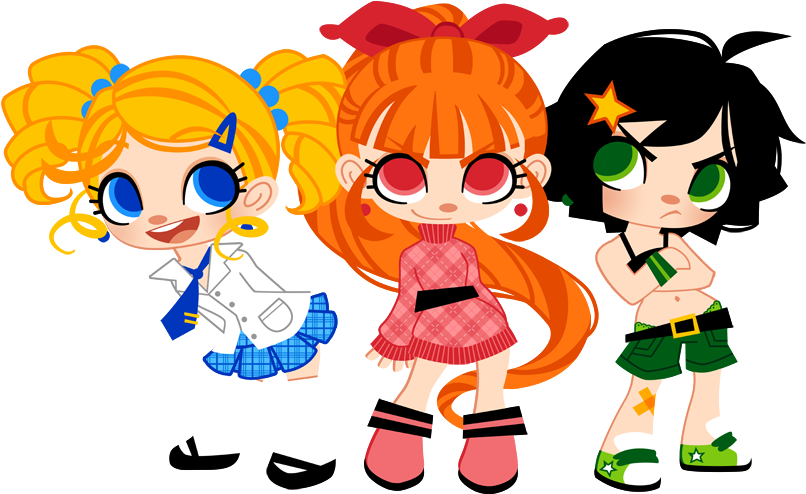 Powerpuff Girls Z Deviantart Pictures To Pin On Pinterest - Chibi Powerpuff Girls (810x500)