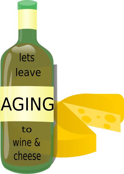 Wine Bottle Clip Art At Clkercom Vector Online Royalty - Wine And Cheese Clip Art (426x596)