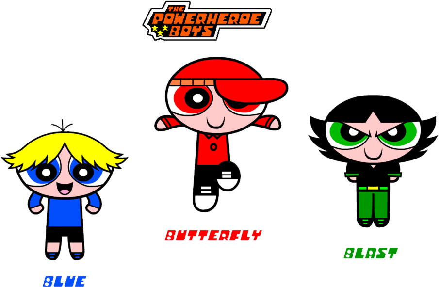 More Like The Powerhero Boys Logo By Szemi - Rowdyrunk Boys And Rowdyruff Boys (1024x683)