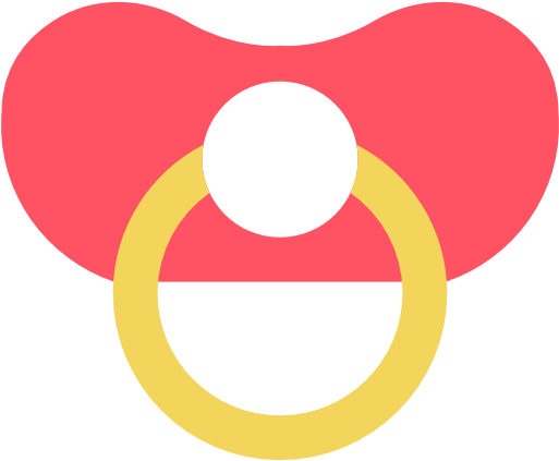 Related Pacifier Clipart Transparent - 卡通 奶嘴 (512x512)
