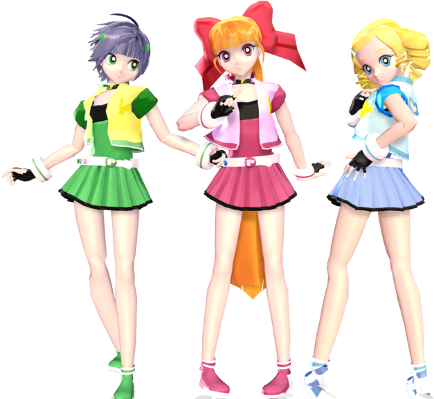 Powerpuff Girls Z - Powerpuff Girls Z Mmd (1024x576)