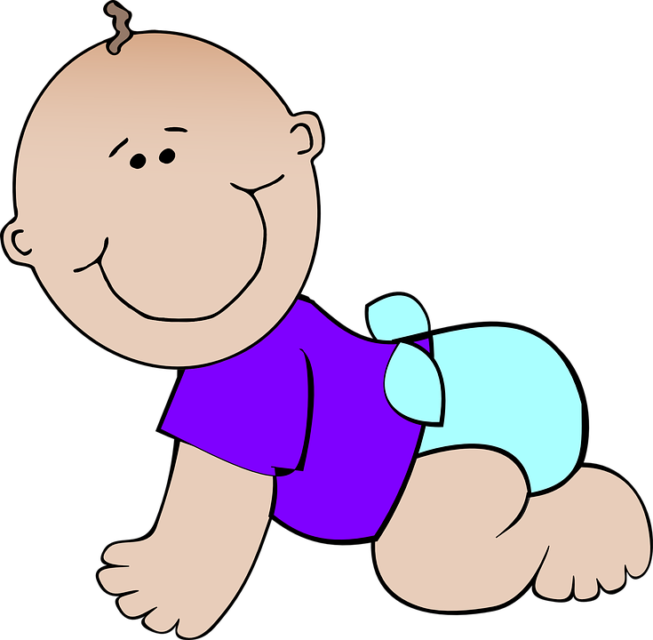 Baby Girl Cartoon Images 25, - Baby Boy Clip Art (1280x1253)