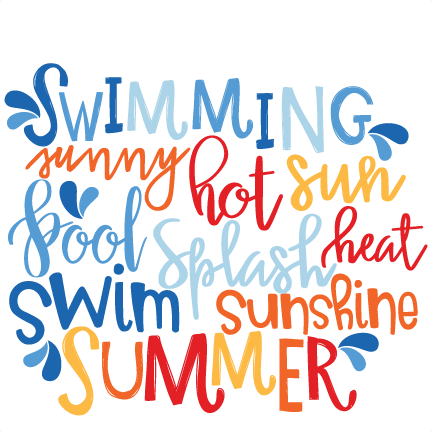 Summer Word Art Svg Scrapbook Cut File Cute Clipart - Summer Word Art Svg Scrapbook Cut File Cute Clipart (432x432)