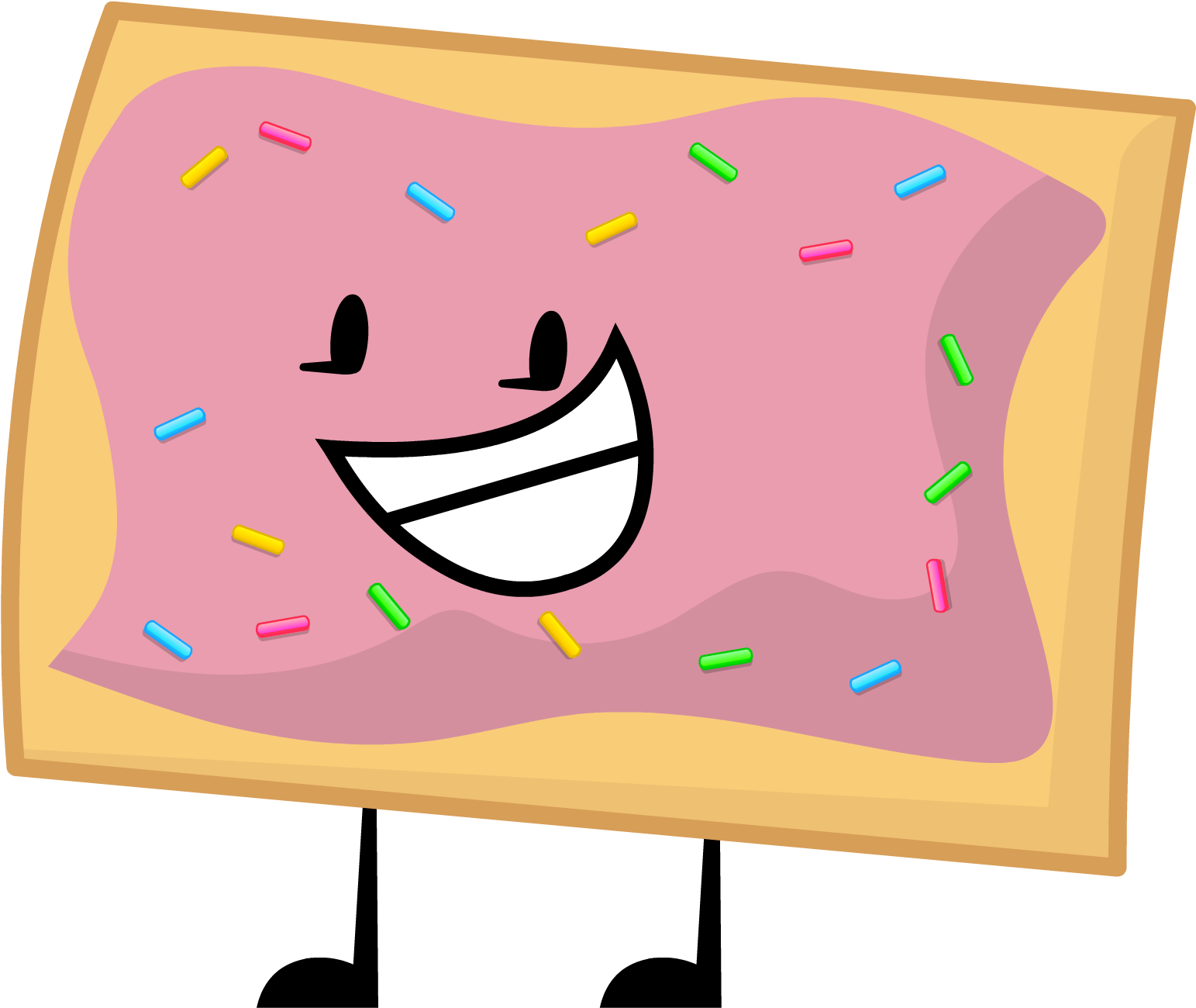 Pop Tart Clipart Inanimate - Clip Art (1572x1306)