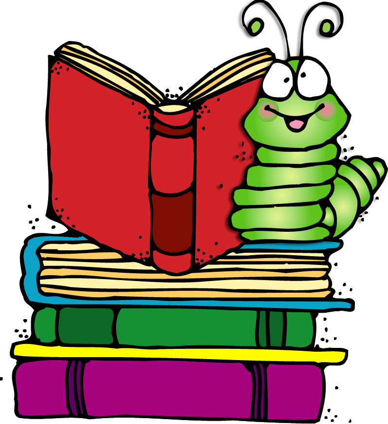 Clip - Bookworm Clip Art (797x869)