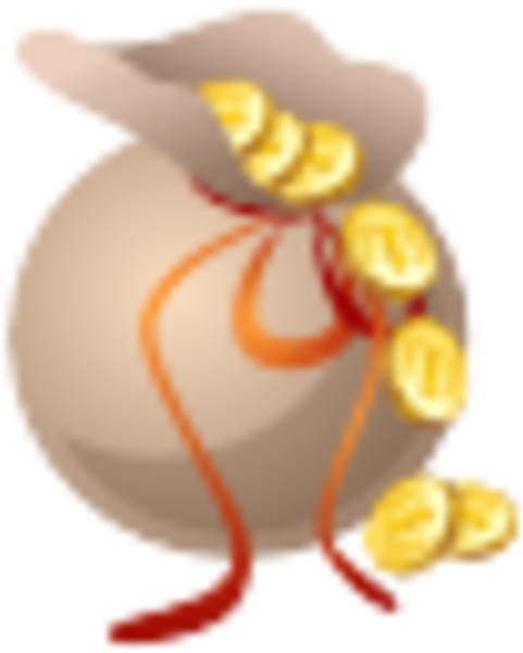 Money Bag Icon Image - Game Bag Png (600x600)