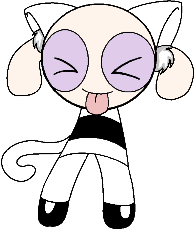 Silly Cat Puff Base By Aria Pari On Deviantart - Powerpuff Girls Base Cat (900x1009)