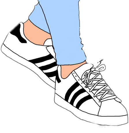 Legs Feet Shoes Adidas Tumblr - Adidas Stan Smith With Stripes (447x458)