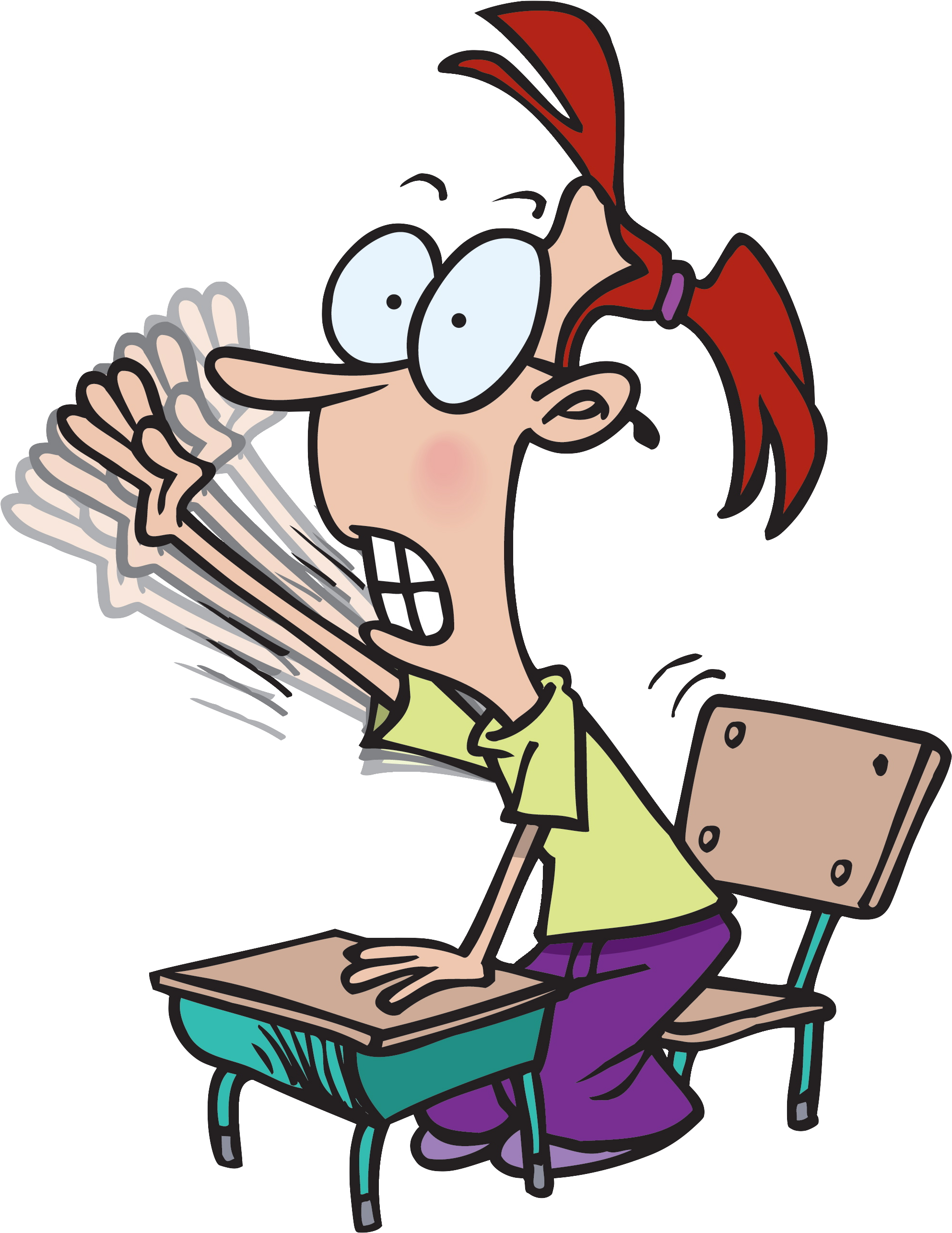 Showing Post & Media For Not Sitting Cartoon - Kid Raising Hand Clipart (2000x2579)