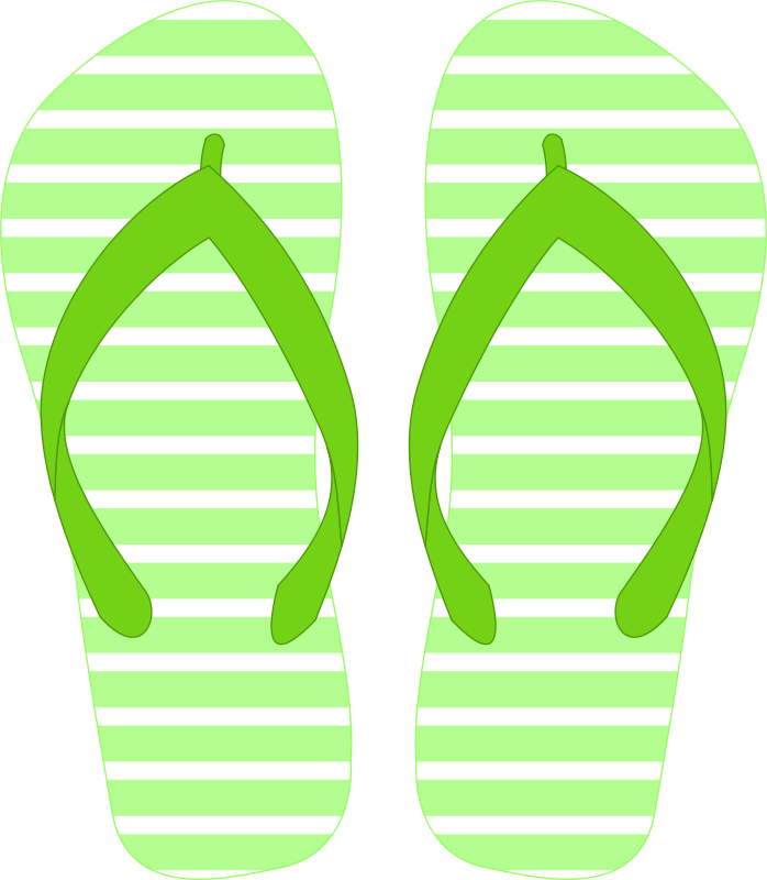 Free Flipflops 25 - Flips Flops Clipart Png (698x800)