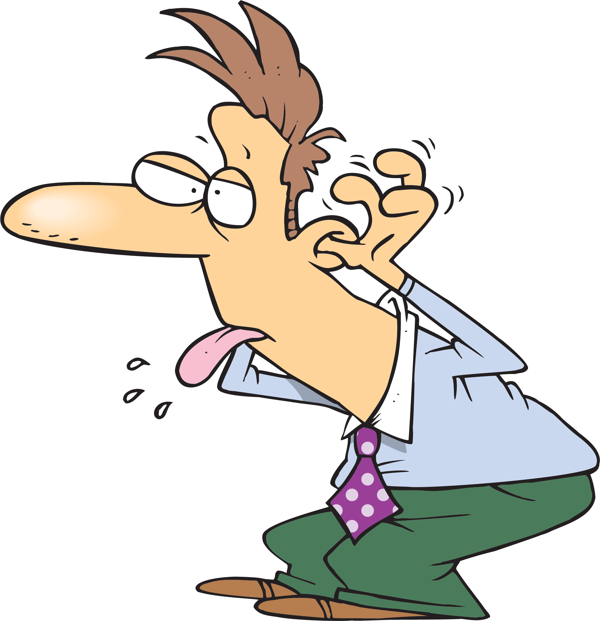 Bad Manners Clip Art - Sticking Tongue Out Cartoon (2000x2072)