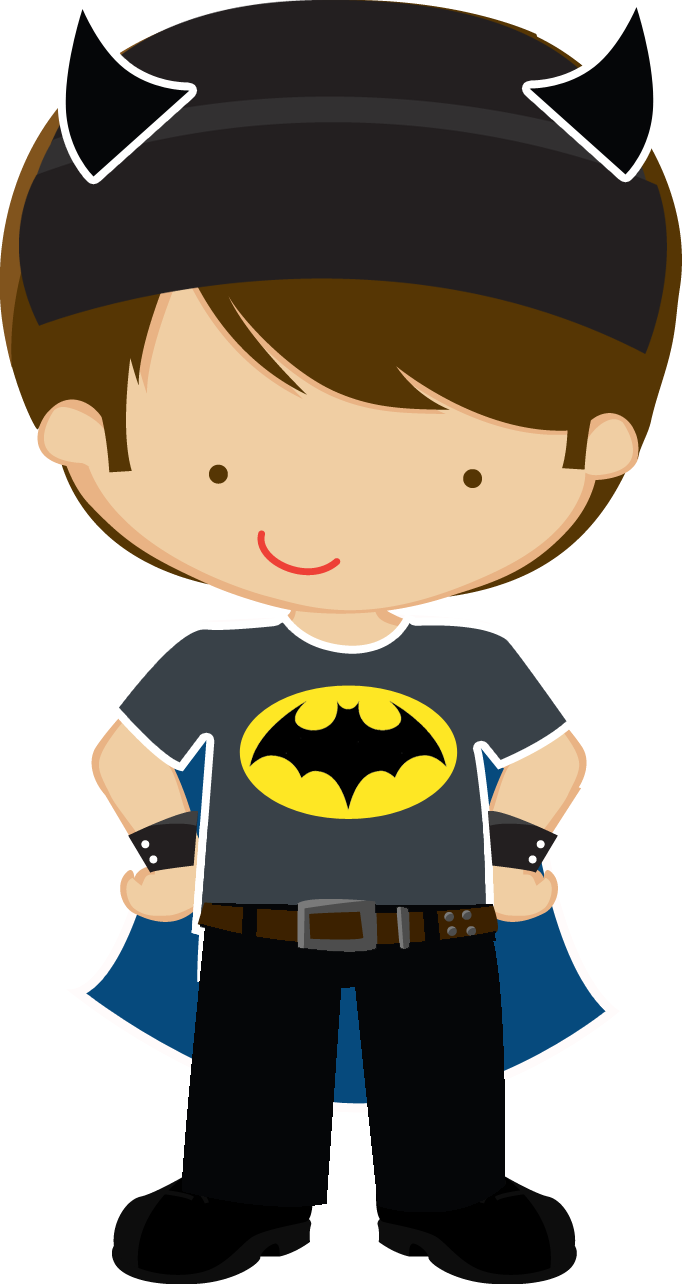 Baby Superheroes Clipart - Jogador Minus (682x1284)