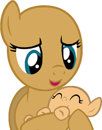 My New Baby By Littlebasemaker - Mlp Baby Base (442x591)