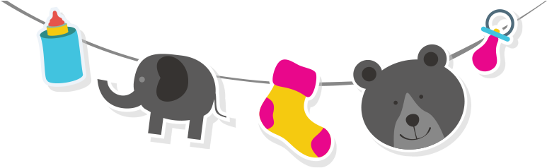 Motherhood Is Hard And It Can Often Be Fairly Isolating - Baby Stuff Cartoon Png (812x243)