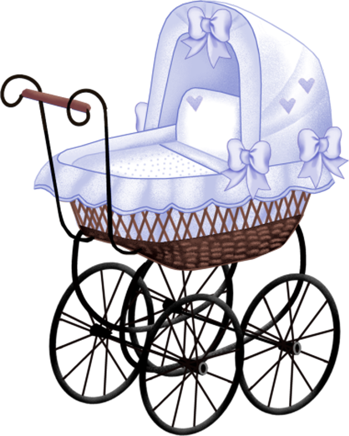 Clipart Pmg - Vintage Baby Carriage Clipart (1200x1500)
