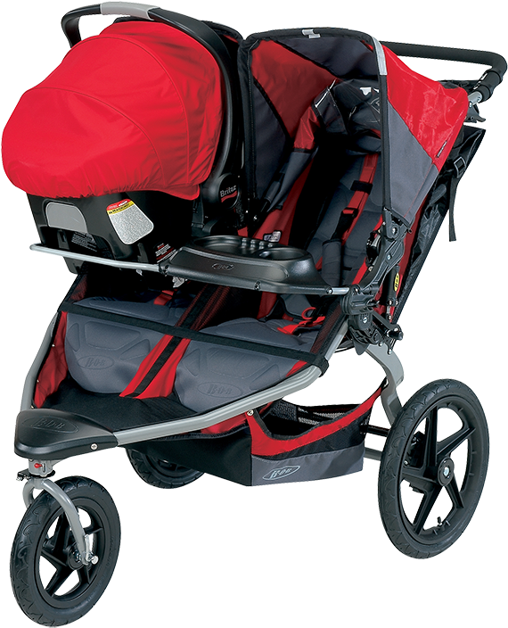 Best Free Pram Baby High Quality Png - Britax B Agile Double Infant Car Seat Adapter (800x758)