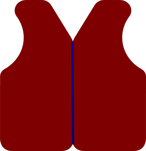 Button Vest Clip Art At Clker - Button Vest Clip Art At Clker (582x600)