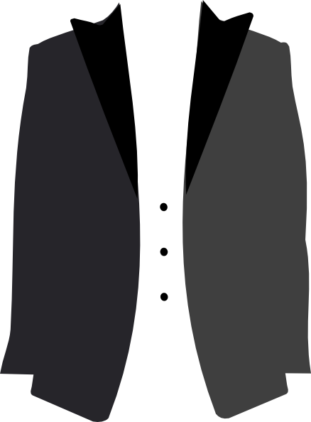 Alex Clip Art - Suit Jacket Clipart Png (438x594)