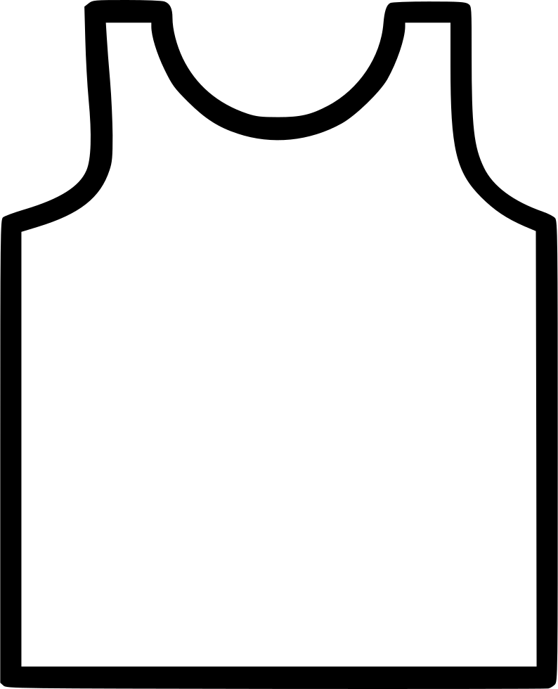 Cloth Under Shirt Vest Men Comments - Clip Art Vest Cloth (794x980)