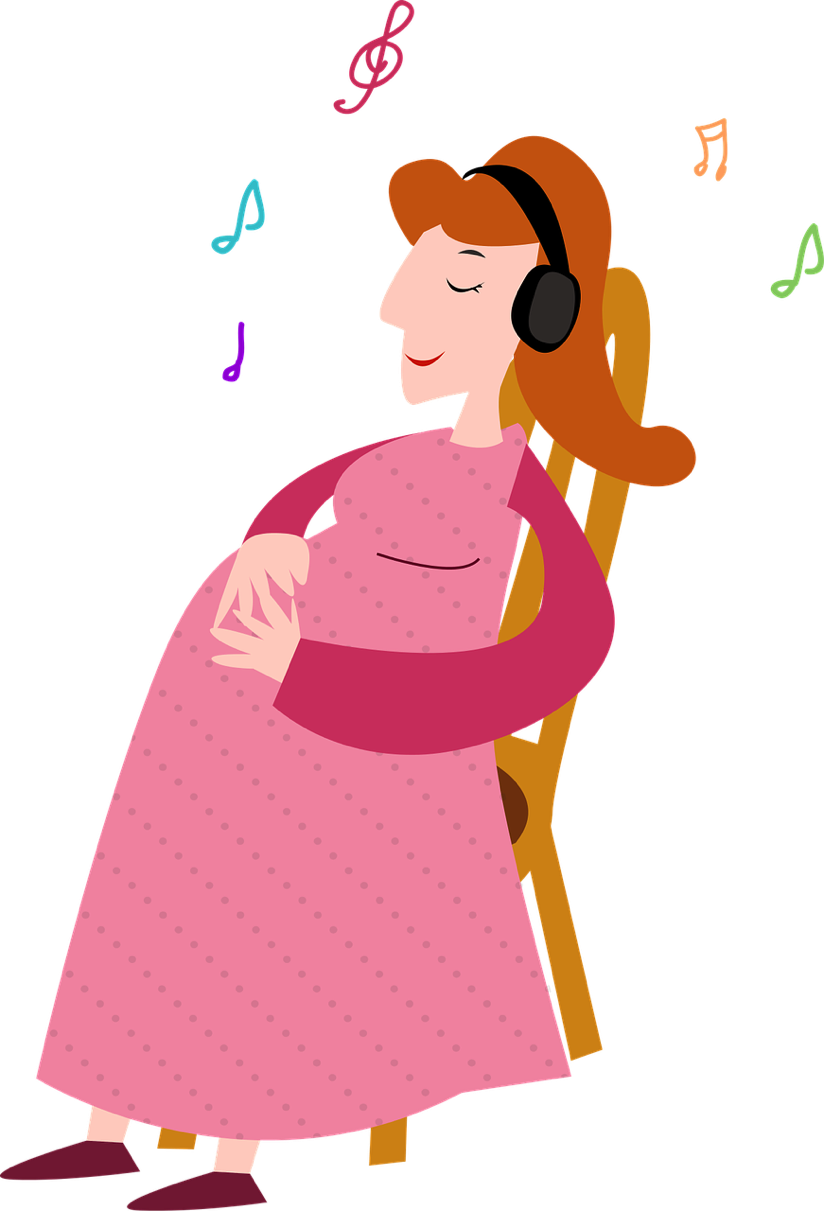 When You've Gotten All These Pack And Ready To Go - Pregnant Women Cartoon Png (824x1211)