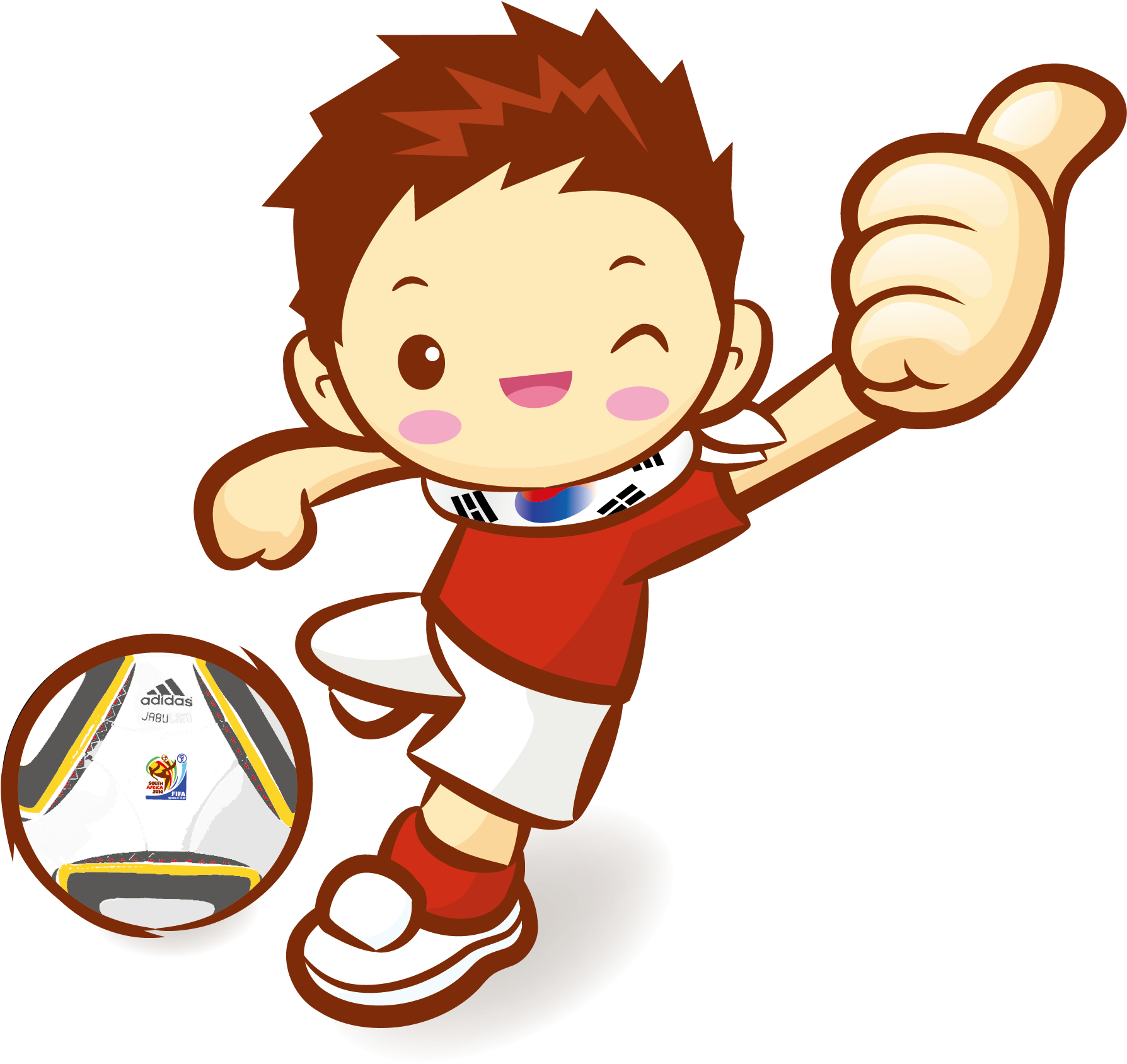 Soccer Boy Vector Cartoon - Boy Vector (2144x2144)
