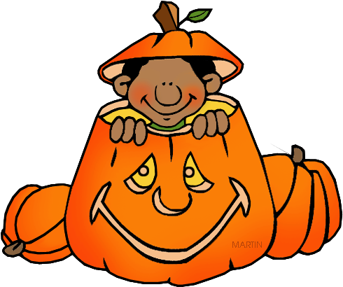 Halloween Clip Art By Phillip Martin - Fall Festival Clip Art (520x450)