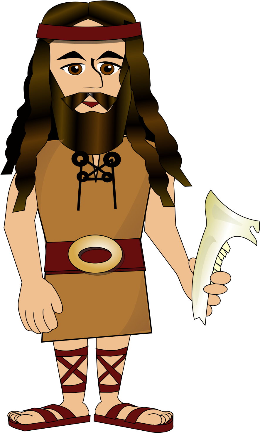 Samson And Delilah Bible Book Of Judges Clip Art - Samson From The Bible Png (901x1503)