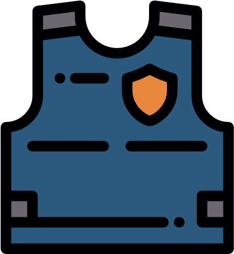 Police Vest Free Icon - Police Vest Free Icon (512x512)