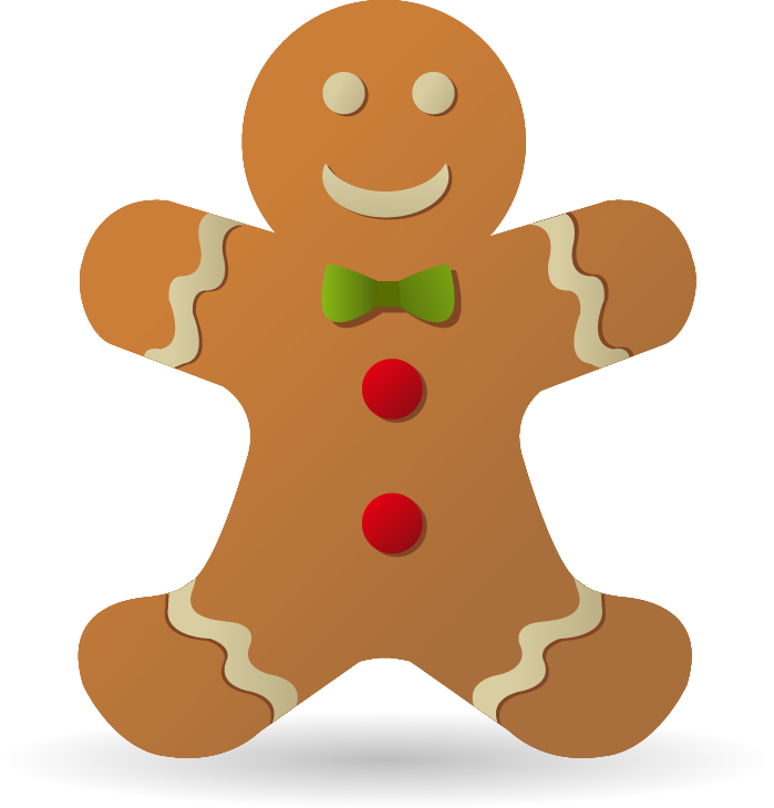 Gingerbread House The Gingerbread Man Cookie - Gingerbread Man Emoji Iphone (699x730)