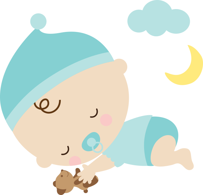Sleeping Baby Illustration - Infant (648x623)