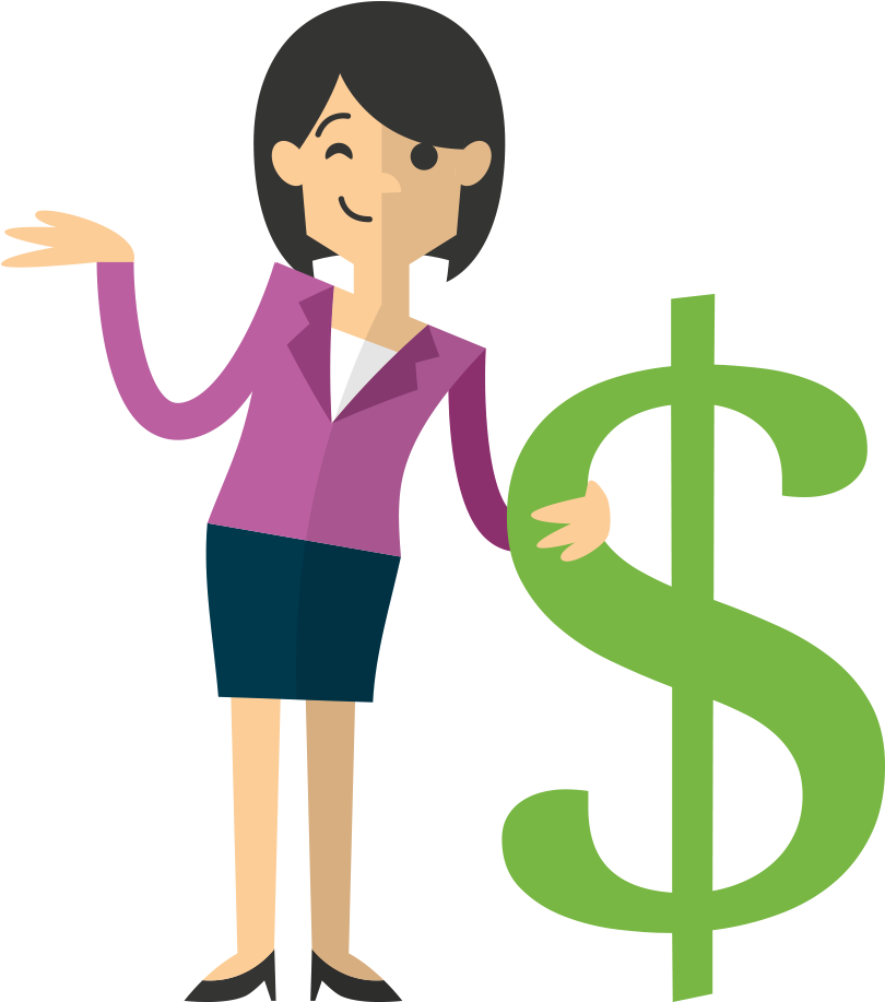 Dollar Sign Bank Finance United States Dollar - Dollar Sign Cartoon (1000x1000)