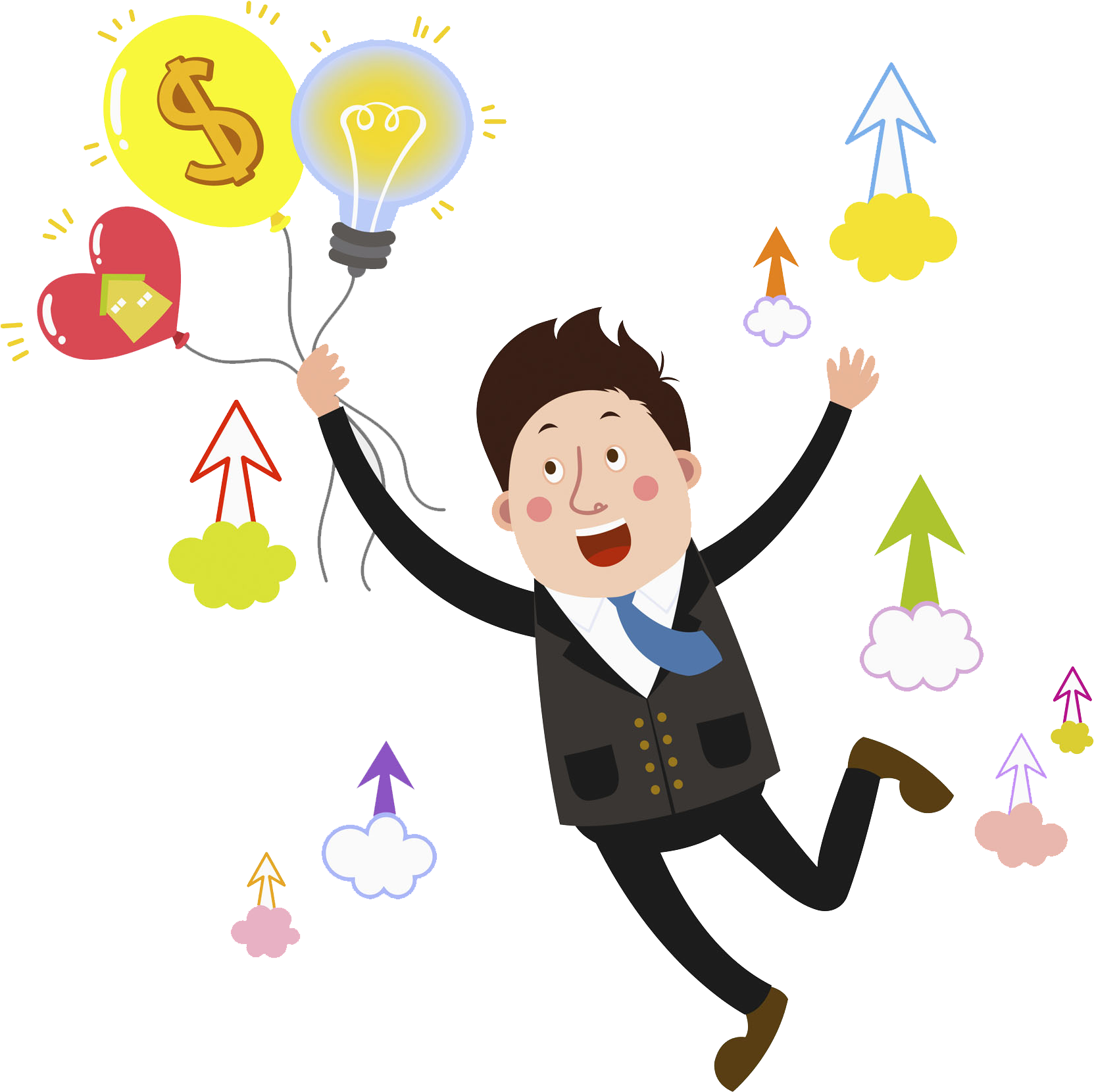 Clip Art - Cheer Man - Clip Art - Cheer Man (1869x1869)