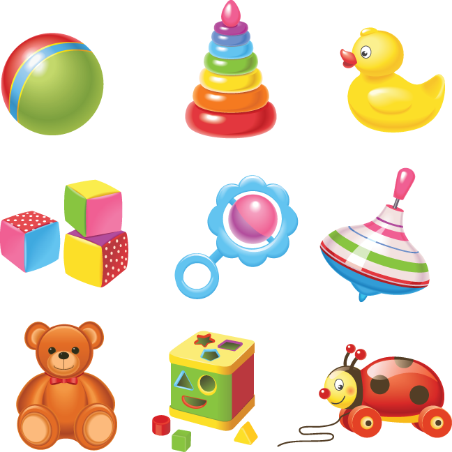 642 Baby Toys - Toys Vector Free Download (648x648)