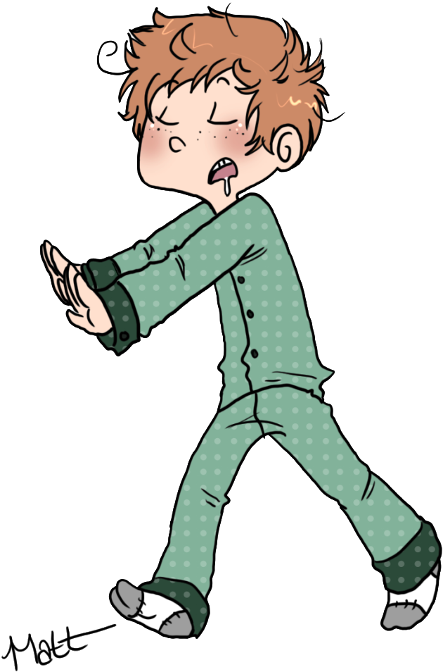 Why Do Some People Walk In Their Sleep - Sonambulismo Criança (785x1023)