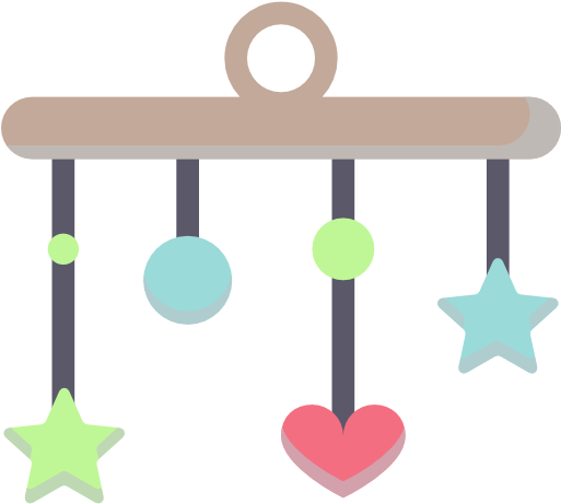 Mobile, Toys, Crib Toy, Baby Toy, Toy, Baby Mobile - Crib Mobile Png (512x512)