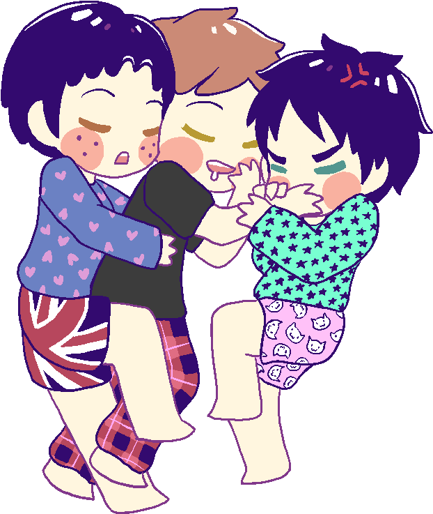 Gay Sleeping Babies By Suicidal-zombie - Cartoon (750x750)