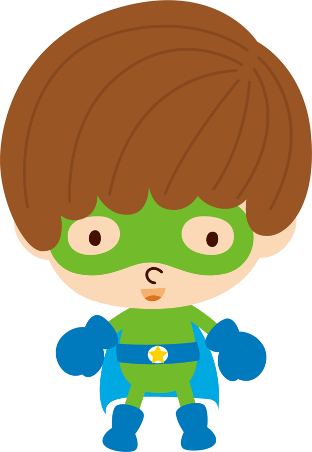Baby - Niño Super Heroe Png (622x900)