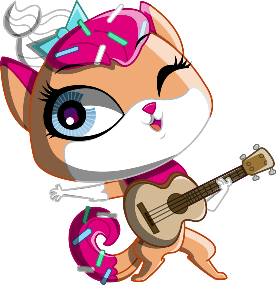 Sugar Sprinkles Witch Guitar Vector By Aeonteiichi - Littlest Pet Shop Sugar Sprinkles (879x909)