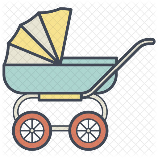 Cradle Icon - Infant Bed (512x512)