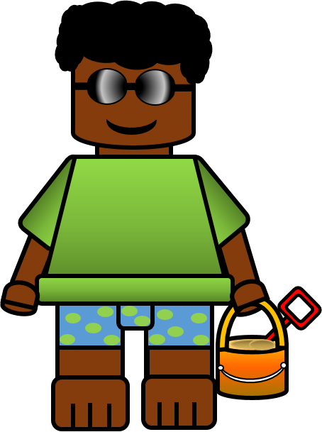 Lego Clip Art - Cartoon (454x609)