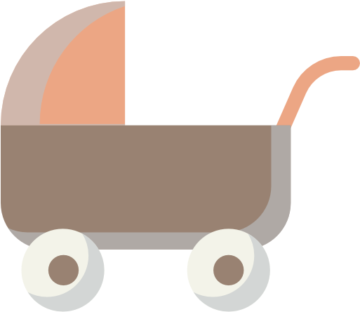 Baby Stroller Free Icon - Scalable Vector Graphics (512x512)