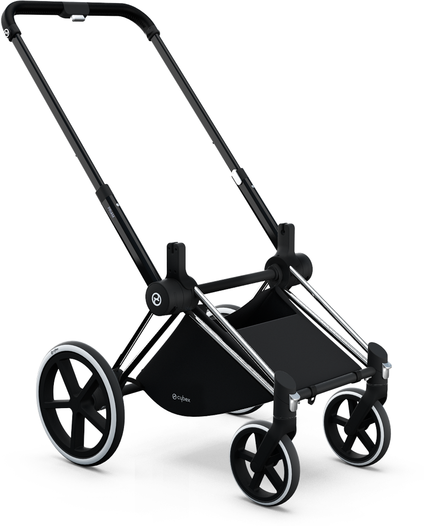 Height-adjustable Handle Bar - Cybex Priam All Terrain Stroller Koi Collection (842x1125)